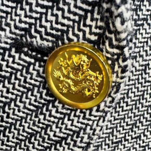 SMYTHE Shrunken 90's Blazer Size Large Luxury Designer Classic - Picture 6 of 14